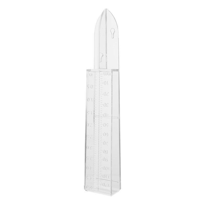 Accurate Plastic Outdoor Rain Gauge Measuring Cup Weather Instrument Rainfall Tube - Image 2