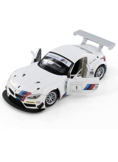 General Boxed 1/24 BMW Z4 GT3 sports car simulation alloy sound and light children's toy steering linkage car model is suitable for children's birthday, holiday gifts, car model enthusiasts gifts  - Image 2