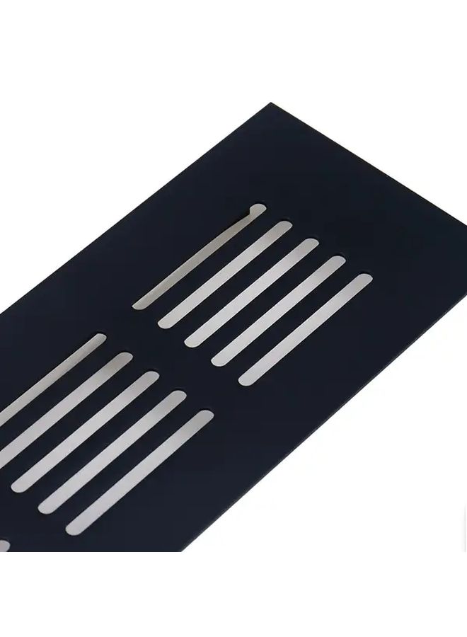 2pcs Heavy Duty Metal Louvered Vent Grilles Adjustable Blades For HVAC Cabinet Furniture - Image 5