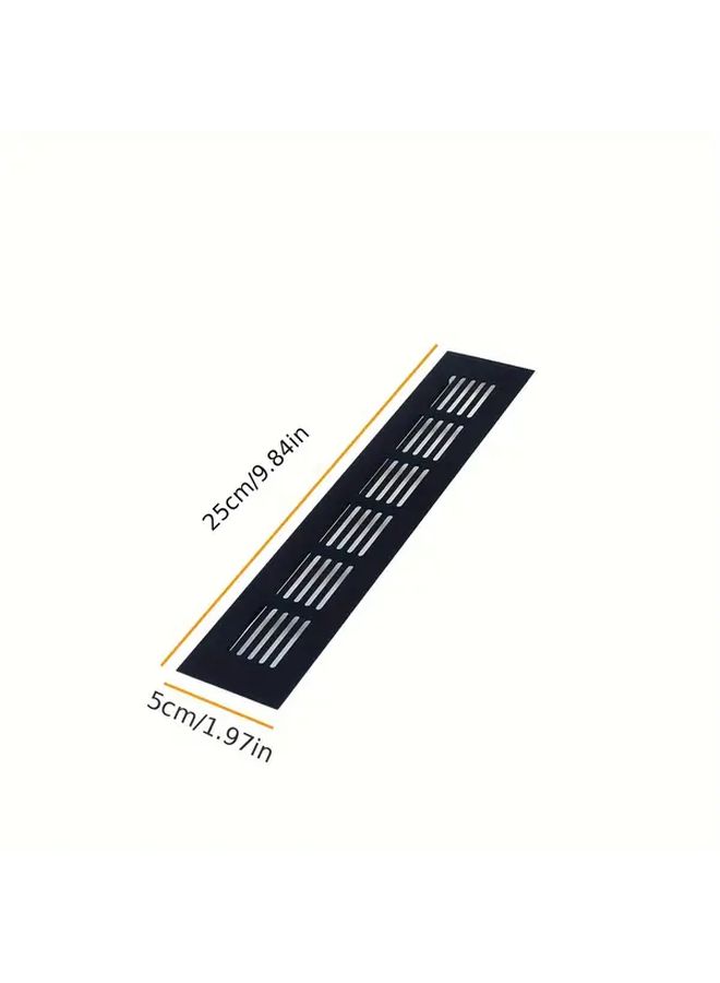 2pcs Heavy Duty Metal Louvered Vent Grilles Adjustable Blades For HVAC Cabinet Furniture - Image 3