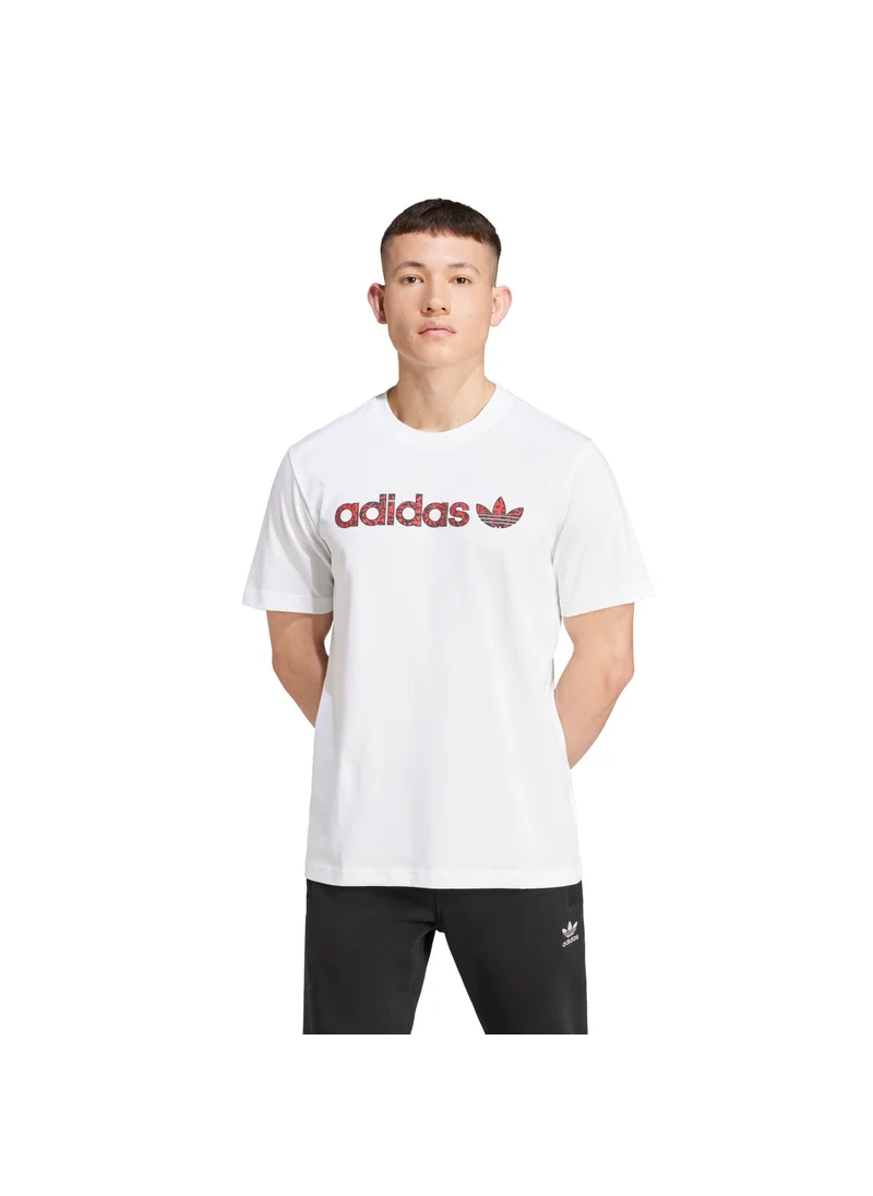 اديداس adidas GRFX TEE White Originals Men T-SHIRTS