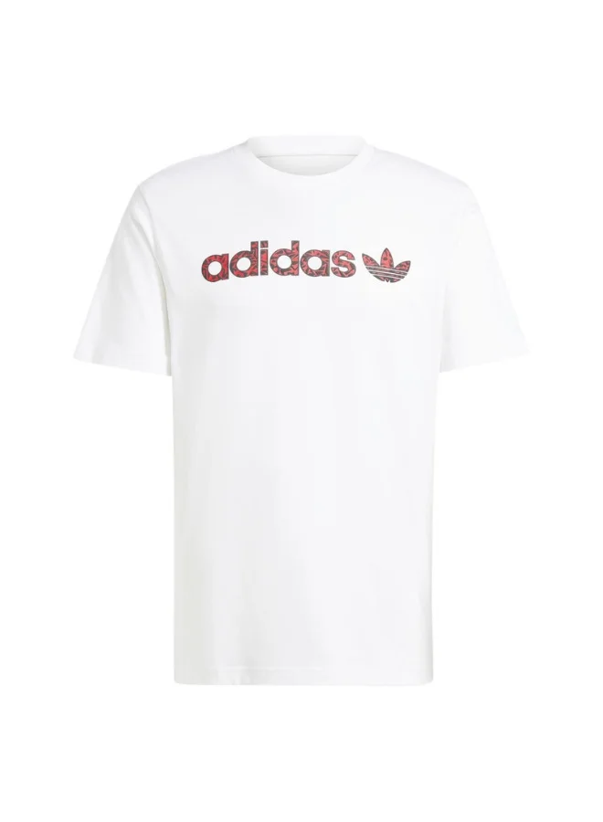 اديداس adidas GRFX TEE White Originals Men T-SHIRTS