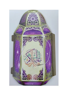 زينة رمضان تعليقة فاخرة على شكل فانوس ثلاثي الأبعاد مع حبل