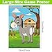 PLULON Pin The Tail on The Donkey Party Game for Kids Donkey Themed Animal Birthday Party Games Donkey Poster with Tail Stickers for Kids Farm Animal Donkey Party Favors Home Wall Decorations - Image 4