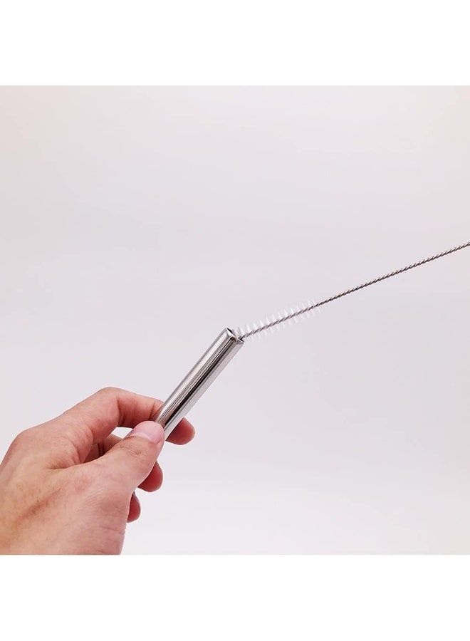 Metal reusable shalimo Set + straw Cleaning Brush - Image 4