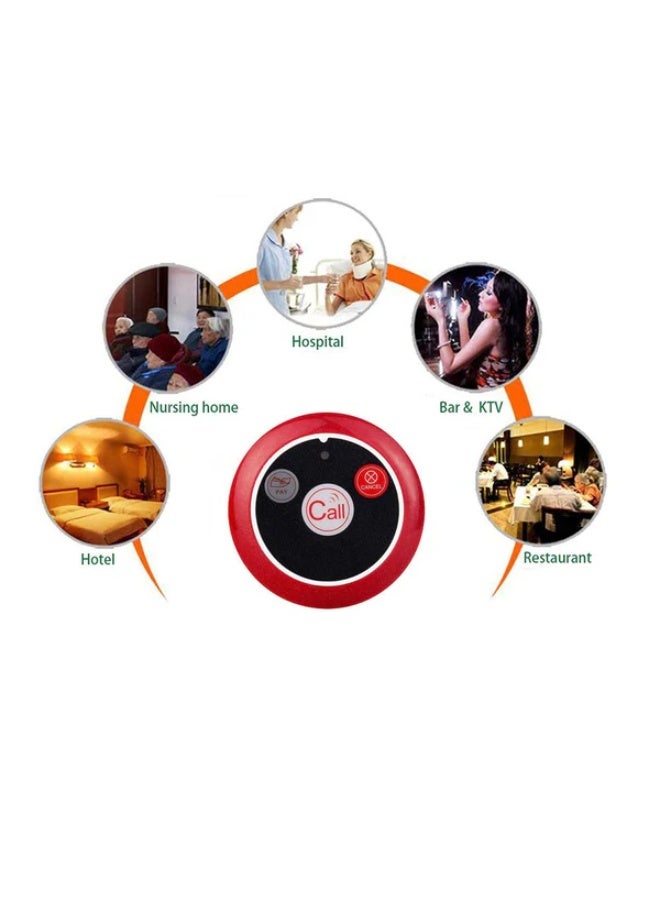 CRONY 3-Key Wireless Calling & Pager System with 999 Channels RF Technology, Vibrating Watch Receivers for Restaurants, Cafes, Hospitals, and Hospitality Venues to Enhance Service Efficiency and Customer Experience - Image 2