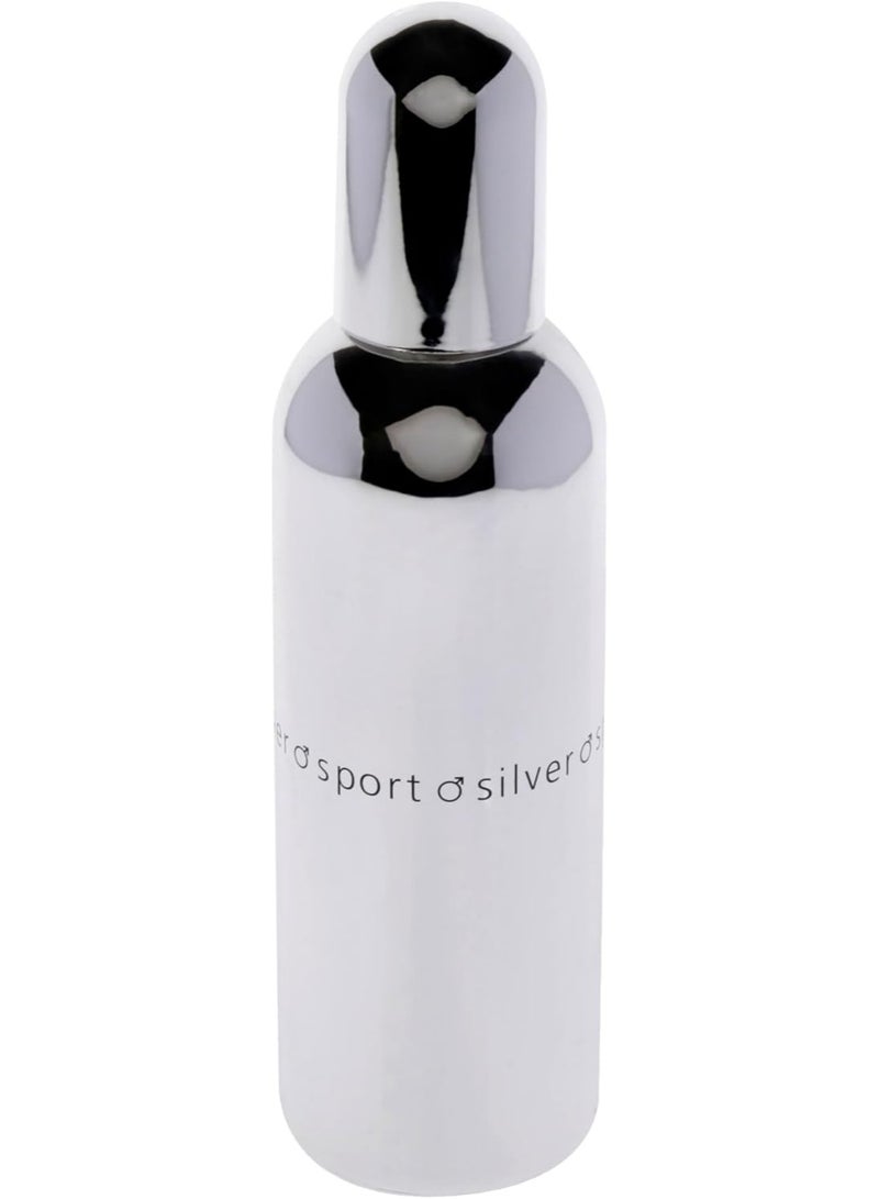 Colour Me Silver Sport Perfume for men 90 ML - Image 2