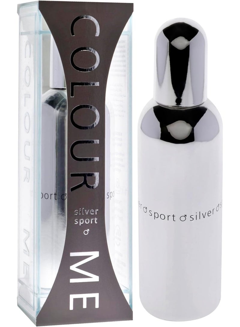 Colour Me Silver Sport Perfume for men 90 ML - Image 3