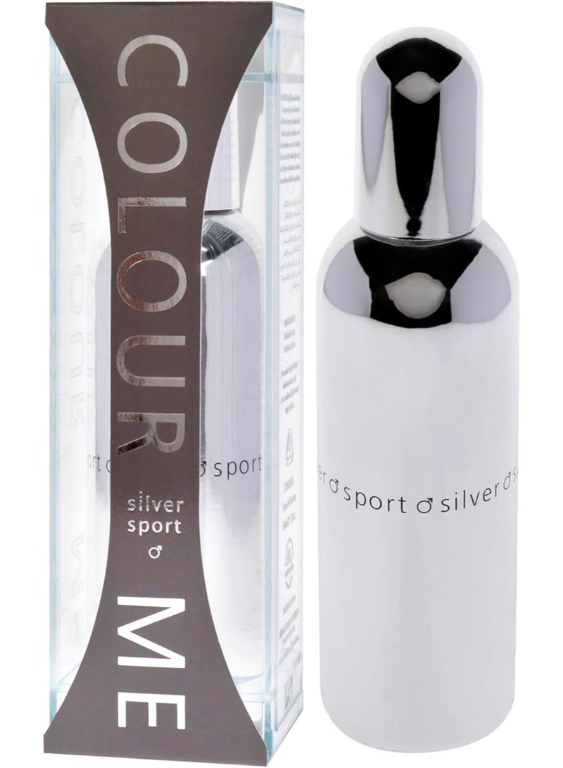 Colour Me Silver Sport Perfume for men 90 ML - Image 4