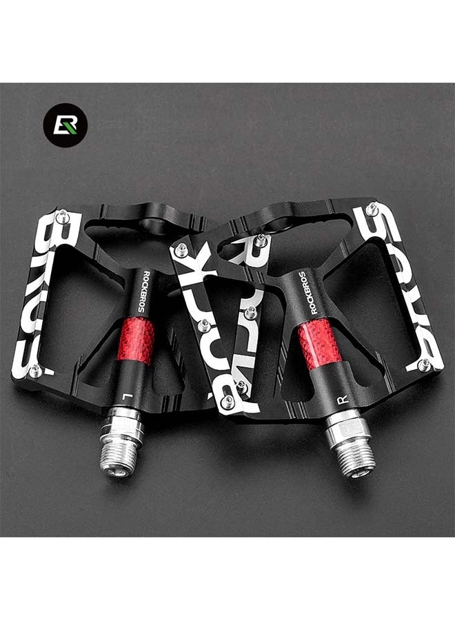 Rockbros ROCKBROS Mountain Bike Pedals MTB Pedals CNC Non-Slip Lightweight Aluminum Alloy Bicycle Pedals Sealed Bearings Bicycle Platform Pedals 9/16 BMX Road Bike Pedal - Image 1