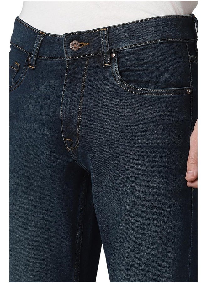 LOUIS PHILIPPE - Louis Philippe Men's Slim Jeans (LRDNCCTP121779_Navy - Image 1