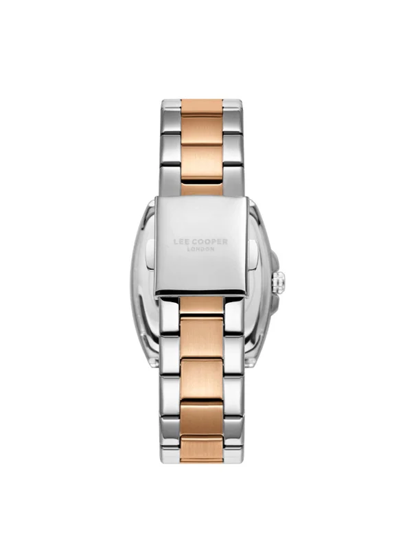 Lee Cooper Lee Cooper LC08058.590 Women's Analog Display Watch & Metal Strap Silver