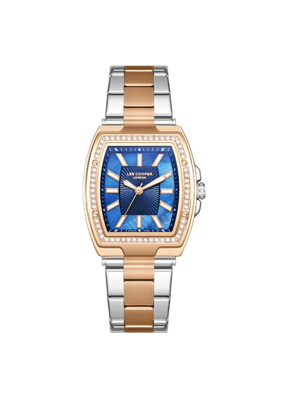 Lee Cooper Lee Cooper LC08058.590 Women's Analog Display Watch & Metal Strap Silver