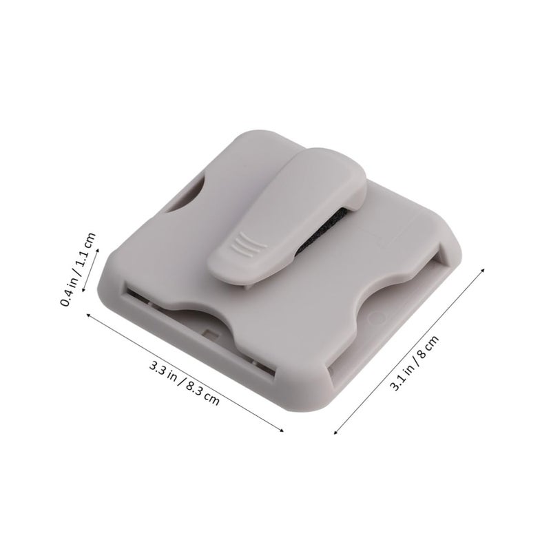 Beige Car Visor Organizer with Sunglasses Clip Multipurpose Storage Holder Durable Material - Image 5
