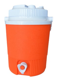 Generic Water Cooler Keep Cold water with Plastic in Orange Color Small 4.5 Litres  - Image 1