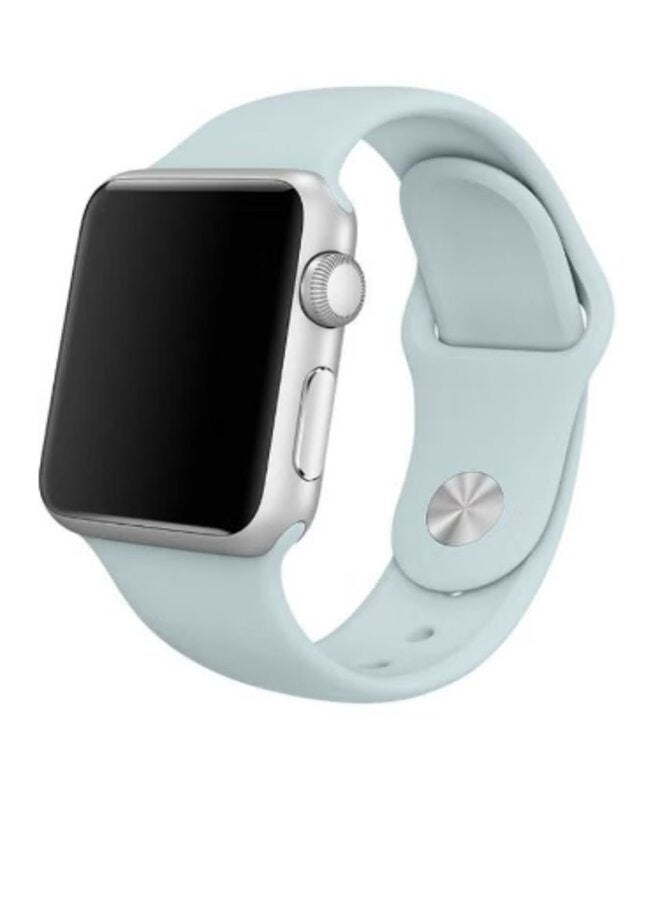 Silicone Wrist Band For Apple Watch Light Green 42/44 - Image 1
