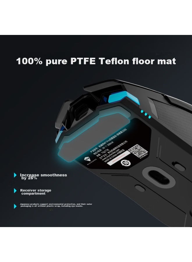 Machenike M7pro Wired/wireless Dual-mode Mouse, 3395 E-sports Gaming Mouse, Lightweight Ergonomic Mouse - Exploration Black - Image 5