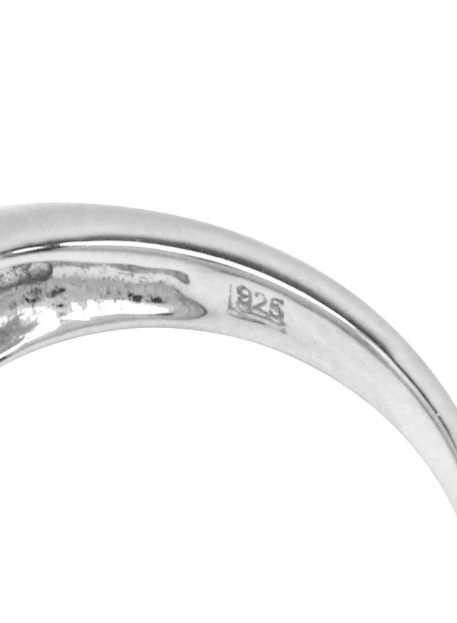 Silvershake Genuine Tanzanite 925 Sterling Silver Angel Wings Ring Size 7 - Image 5