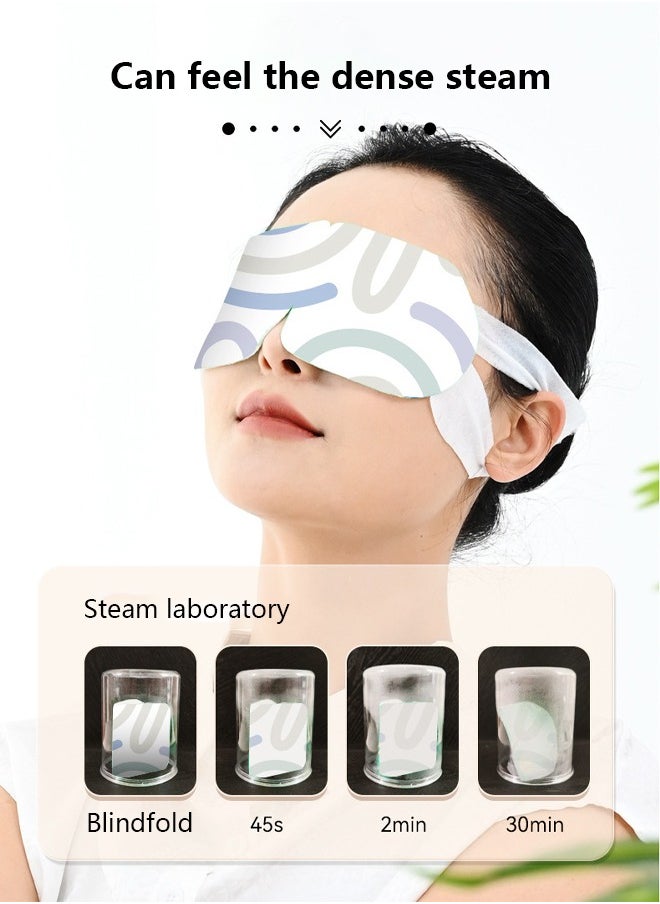 Generic 10 Packs Steam Eye Mask Heated Eye Mask Warm Compress for Eyes  Disposable Self Heating Eye Mask for Sleep Spa Travel Essentials & Relaxation Gifts Chamomile  - Image 2