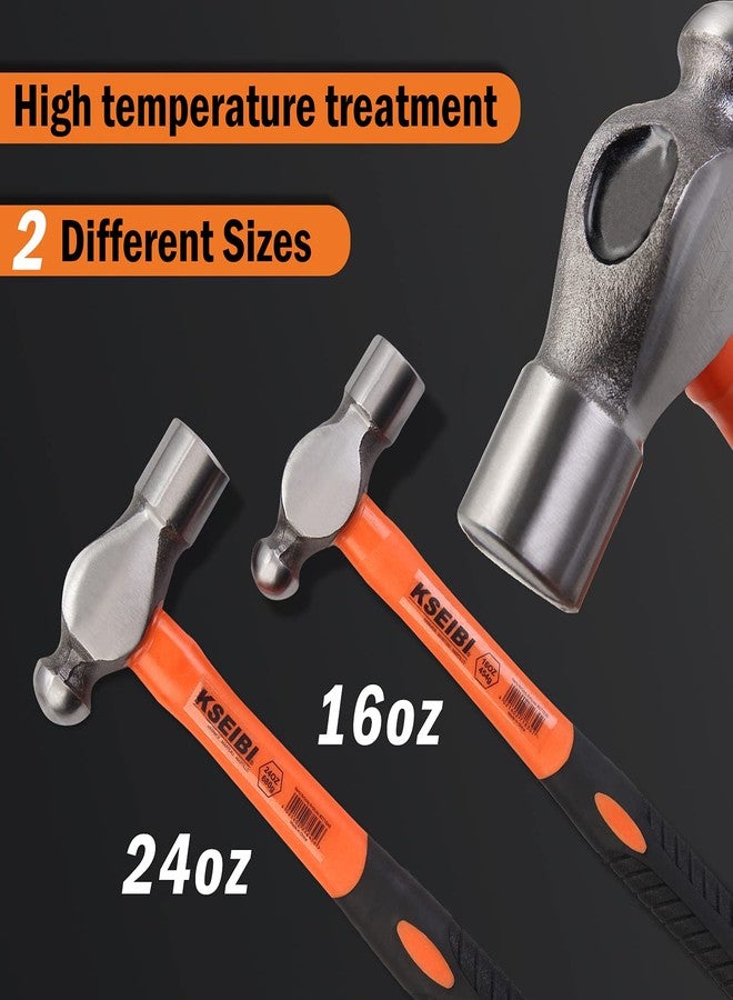 KSEIBI 271645 Ball Pein Hammers with Fiberglass Handles Head Weight (24oz) - Image 5