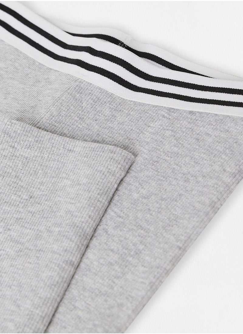 MANGO - Kids Ribbed Sports Leggings - Image 1
