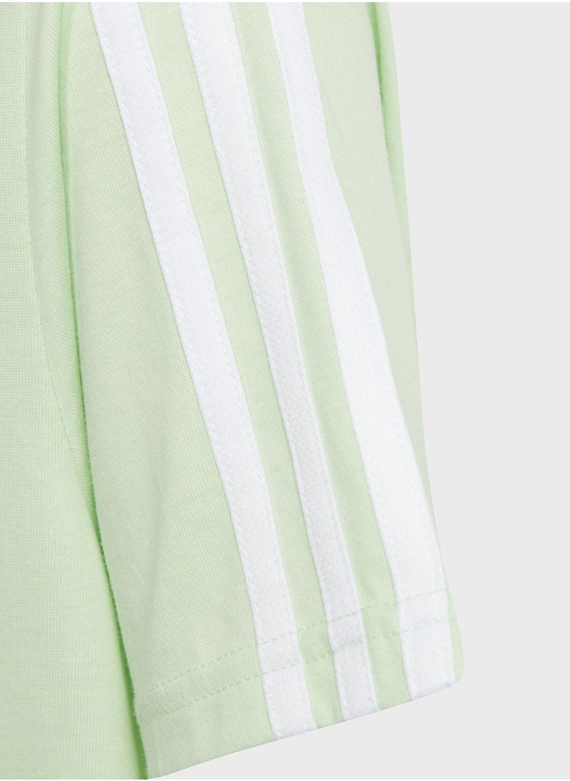 Adidas - 3 Stripes Boyfriend T-Shirt - Image 1