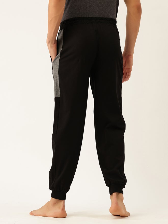 John Players Men Cotton Joggers with Side Panel - Image 5