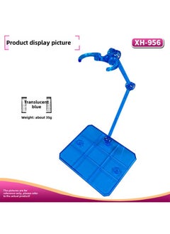HG/RG/BB/SDrobot Soul Bracket Clip Waist Suitable For Gundam Model Hand Doll SHF Saint-Color:Xh-956 Bracket: Transparent Blue