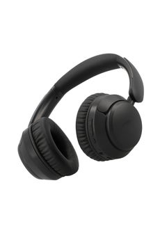 Mezone Lukas Active Noise Cancelling Headphones, Wireless Bluetooth On-Ear Headphone with Mic, Deep Bass, Up to 40H Playtime, Type C Charging & Adjustable Headband Base, Black  - Image 2