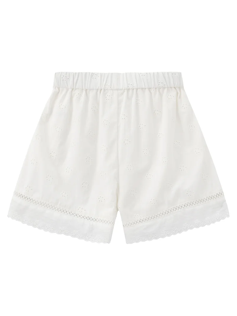 Balabala White Kids Girls Woven shorts for Women | Best Price UAE
