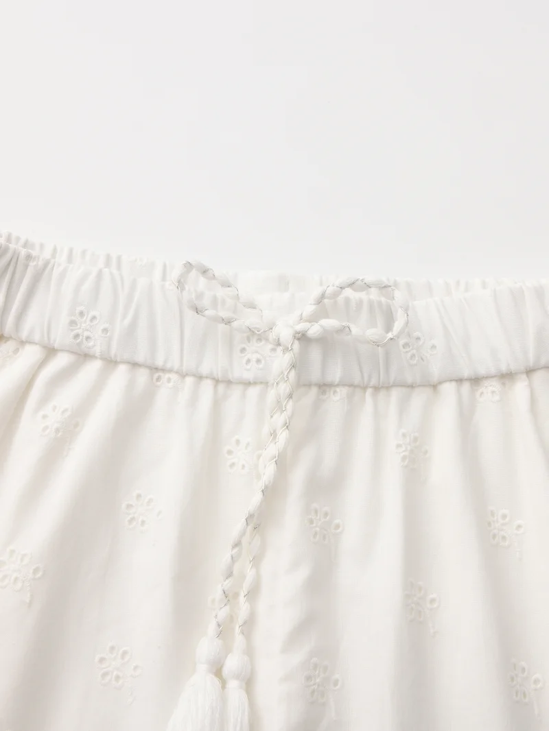 Balabala White Kids Girls Woven shorts for Women | Best Price UAE