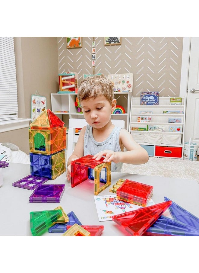 Coodoo Kids Toys Magnetic Tiles Starter Set Classroom Must Haves, Magnetic Blocks for Toddlers Magnet Building Toys Preschool Montessori Learning Games for 3+ Year Old Boys & Girls  - Image 4