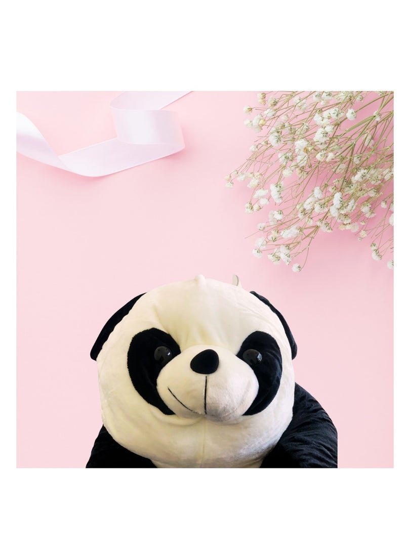 ALLKING Soft Toy Panda Skin Friendly Ultra Soft Panda for Girls, Soft Toys for Kids, Birthday Gift for Girls, Wife, Girlfriend, Husband, Gift Items Toy (Black & white) - Image 5