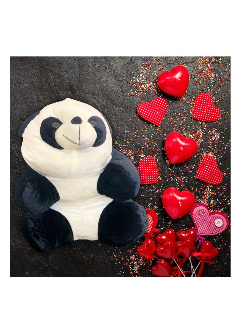 ALLKING Soft Toy Panda Skin Friendly Ultra Soft Panda for Girls, Soft Toys for Kids, Birthday Gift for Girls, Wife, Girlfriend, Husband, Gift Items Toy (Black & white) - Image 4