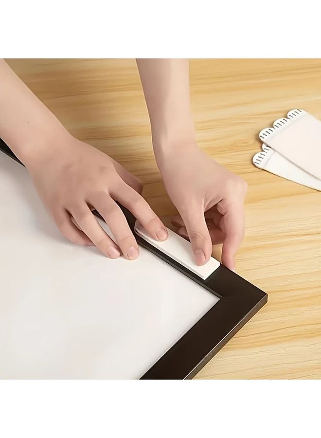 8 Pairs Heavy Duty Self Adhesive Picture Hanging Strips Large Detachable Hooks Waterproof No Damage - Image 2