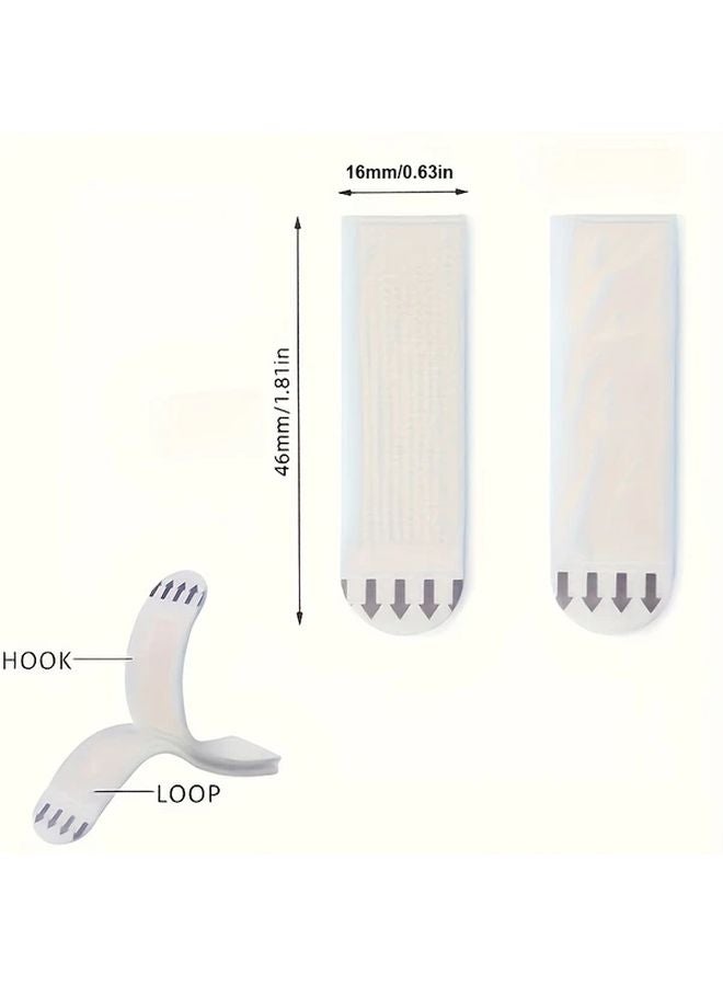 8 Pairs Heavy Duty Self Adhesive Picture Hanging Strips Large Detachable Hooks Waterproof No Damage - Image 3