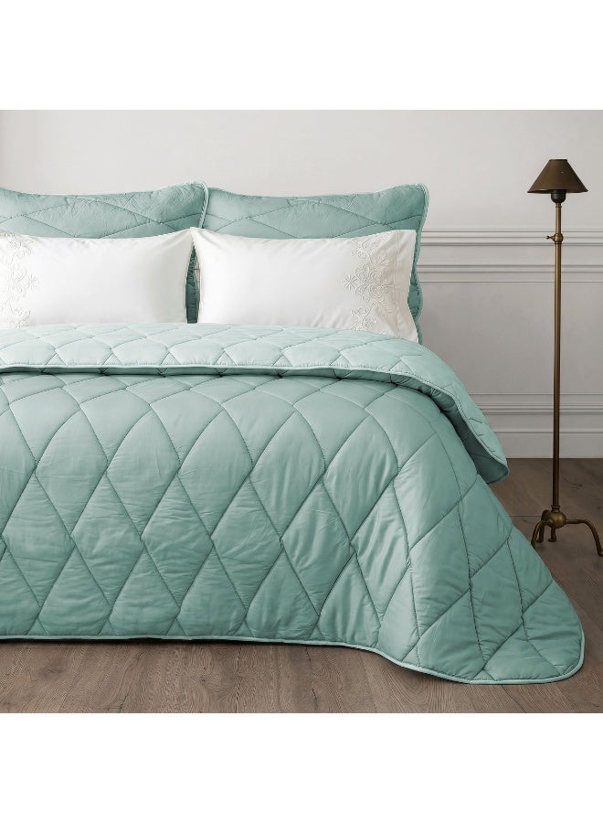 Morano Aura Quilt Set 230x250 cm with 2 Pillowcases 50x70 cm Double-Brushed Microfibre, Hollow Fibre Fill,  Machine Washable - Image 2