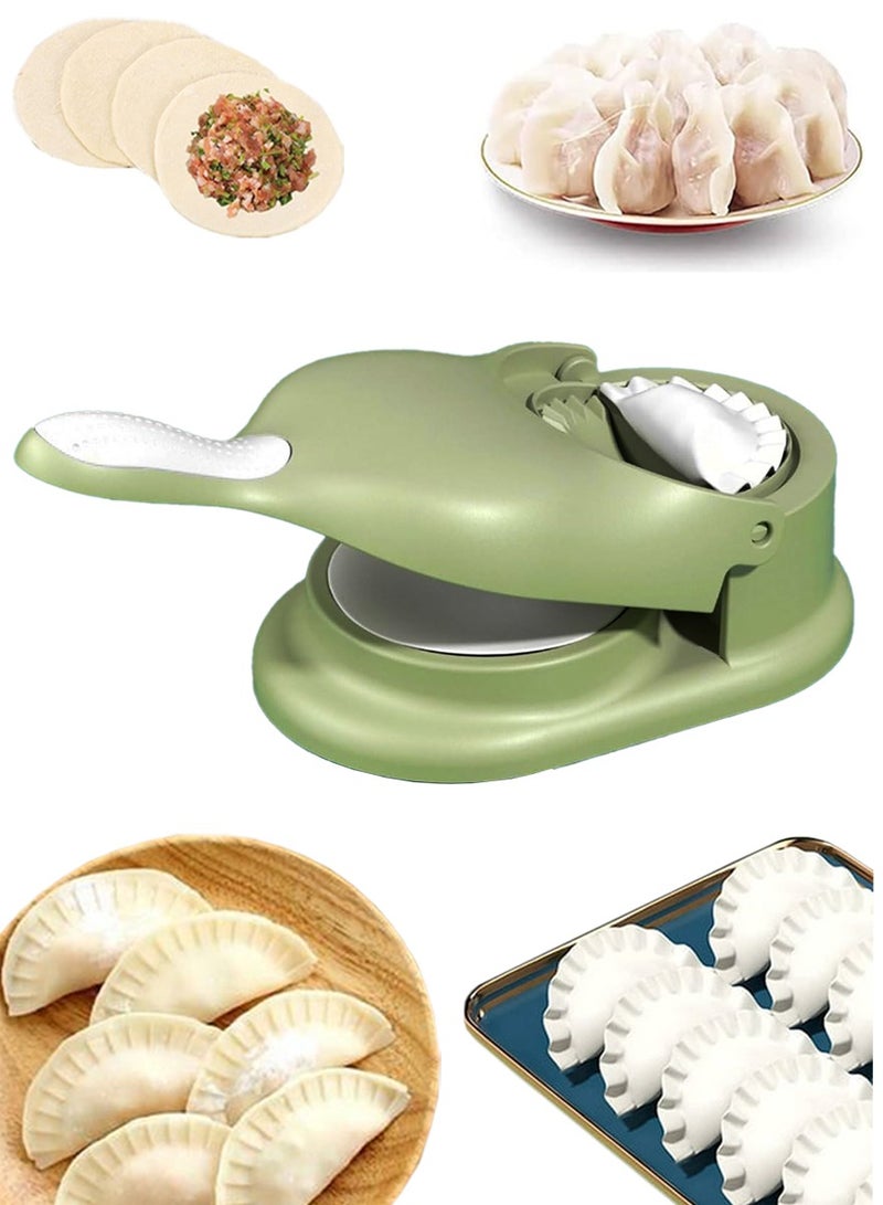 ISHWAZ Pie and Dumpling Maker, Dough Presser and Dough Skin Wrapper Mould, Perfect For Dumplings, Ravioli, Tortillas, Burritos, Baking Mold For Empanada, Dumpling Maker For Fruit pies and Chicken Patties - Image 1
