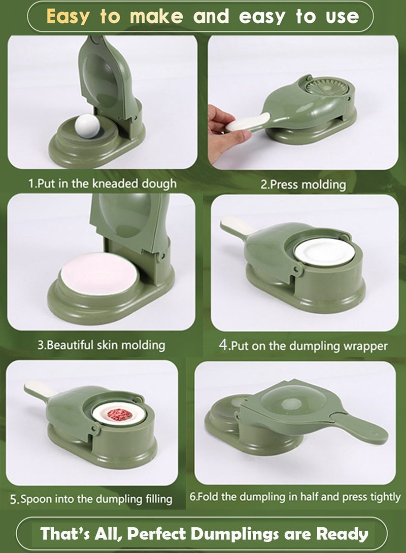 ISHWAZ Pie and Dumpling Maker, Dough Presser and Dough Skin Wrapper Mould, Perfect For Dumplings, Ravioli, Tortillas, Burritos, Baking Mold For Empanada, Dumpling Maker For Fruit pies and Chicken Patties - Image 2