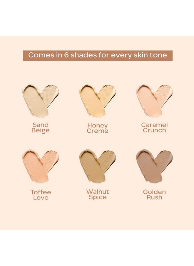 فاسيسكانادا Faces Canada High Cover Concealer - Toffee Love 04, 4Ml | High Cover Liquid Concealer | يمتزج بسهولة | لمسة نهائية طبيعية | يغطي البقع والشوائب والهالات السوداء | مع زبدة الشيا وفيتامين E  - Image 3