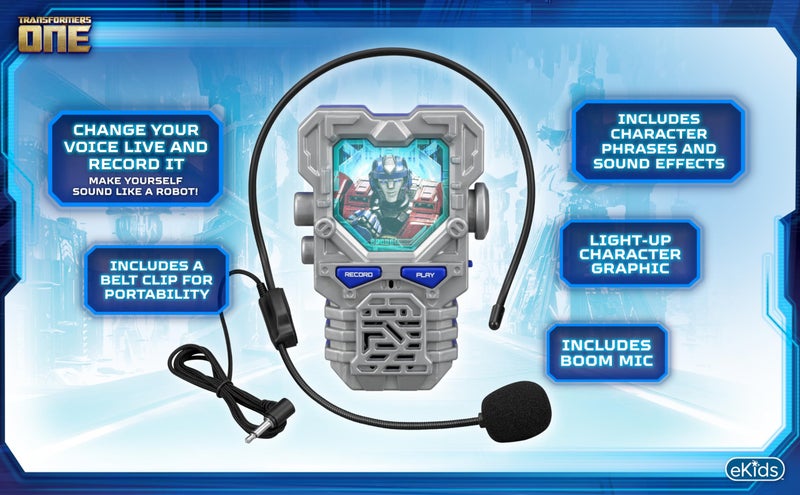 eKids Transformers Toy Voice Changer for Kids with Sound Effects, Designed for Fans of Transformers Toys, Great Gifts for Kids - Image 2