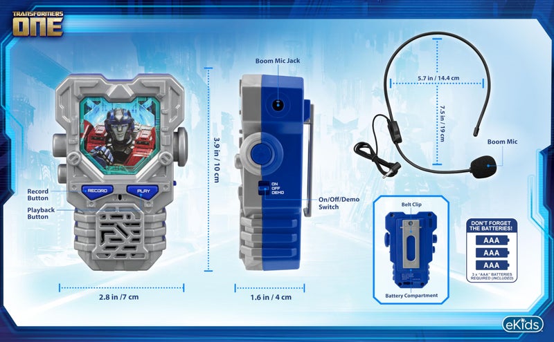 eKids Transformers Toy Voice Changer for Kids with Sound Effects, Designed for Fans of Transformers Toys, Great Gifts for Kids - Image 4