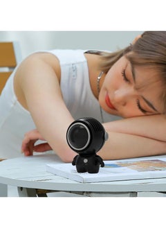 Thoraya Portable Hanging Neck Fan USB Rechargeable Strong Wind Quiet Bladeless Portable Neck Fan Handheld Fan for Summer Outdoor Black  - Image 5