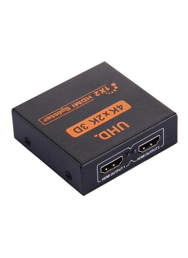 BURAQ - FY1409E Mini V1.3 UHD 4K x 2K 3D 1 x 2 HDMI Splitter(Black) - Image 1