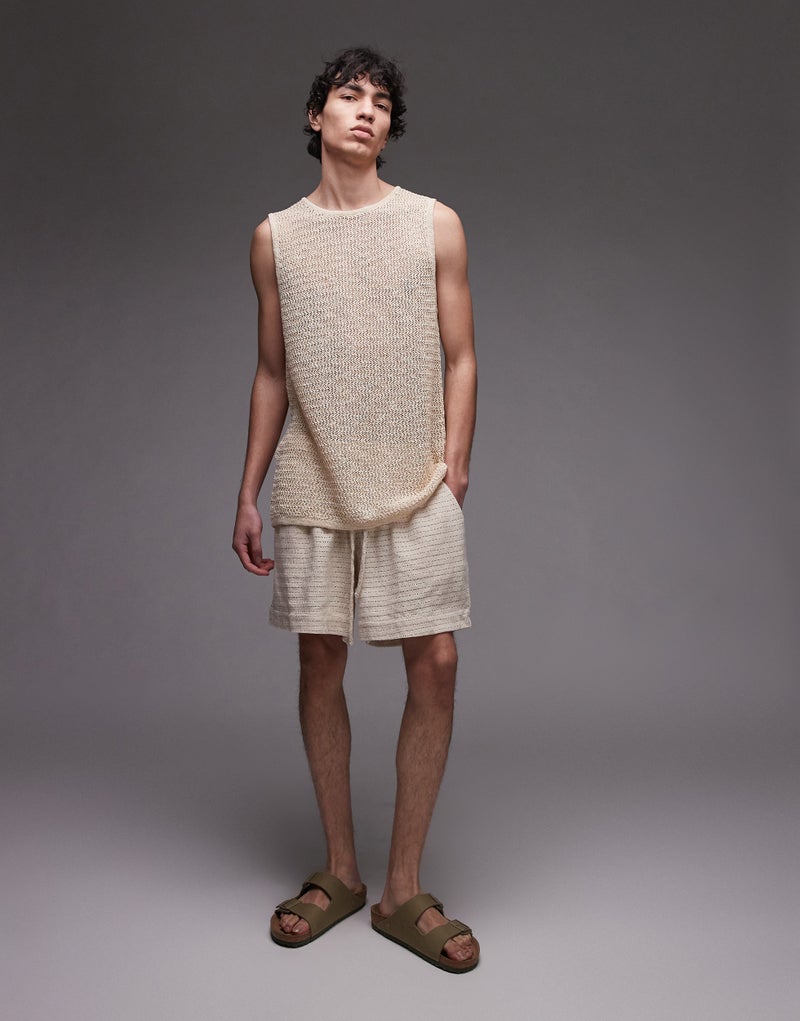 TOPMAN Knitted Relaxed Vest - Image 4