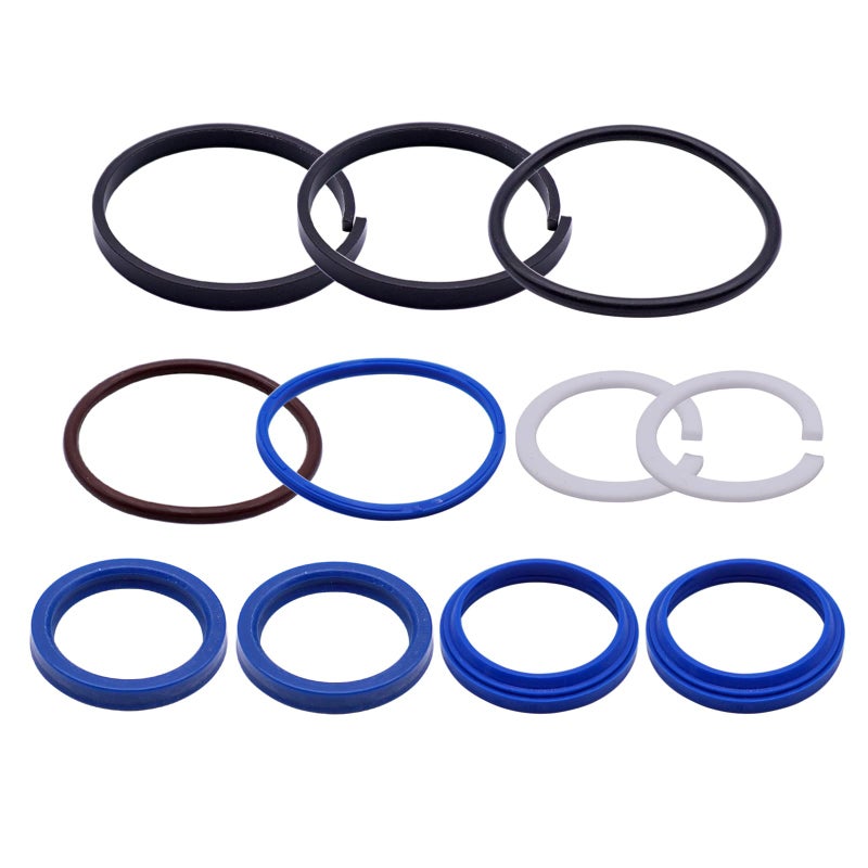 AIPICO Steering Cylinder Seal kit Hydraulic Seal Kit Replacement for Case 570LXT 570MXT 580L 580M 585G 590 Super L 586G Ford 555E 575E 655E 675E D149739 85805990 - Image 2
