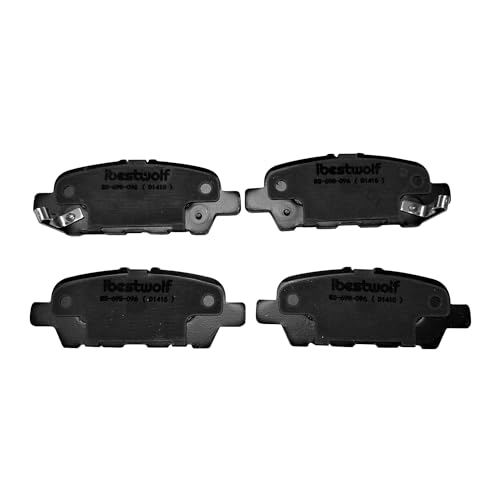 IBESTWOLF Front and Rear Ceramic Brake Pads for 2009-2014 2016-2017 Nissan Maxima, Disc Brake Pad Replacement P-1374 P-1415 - Image 3