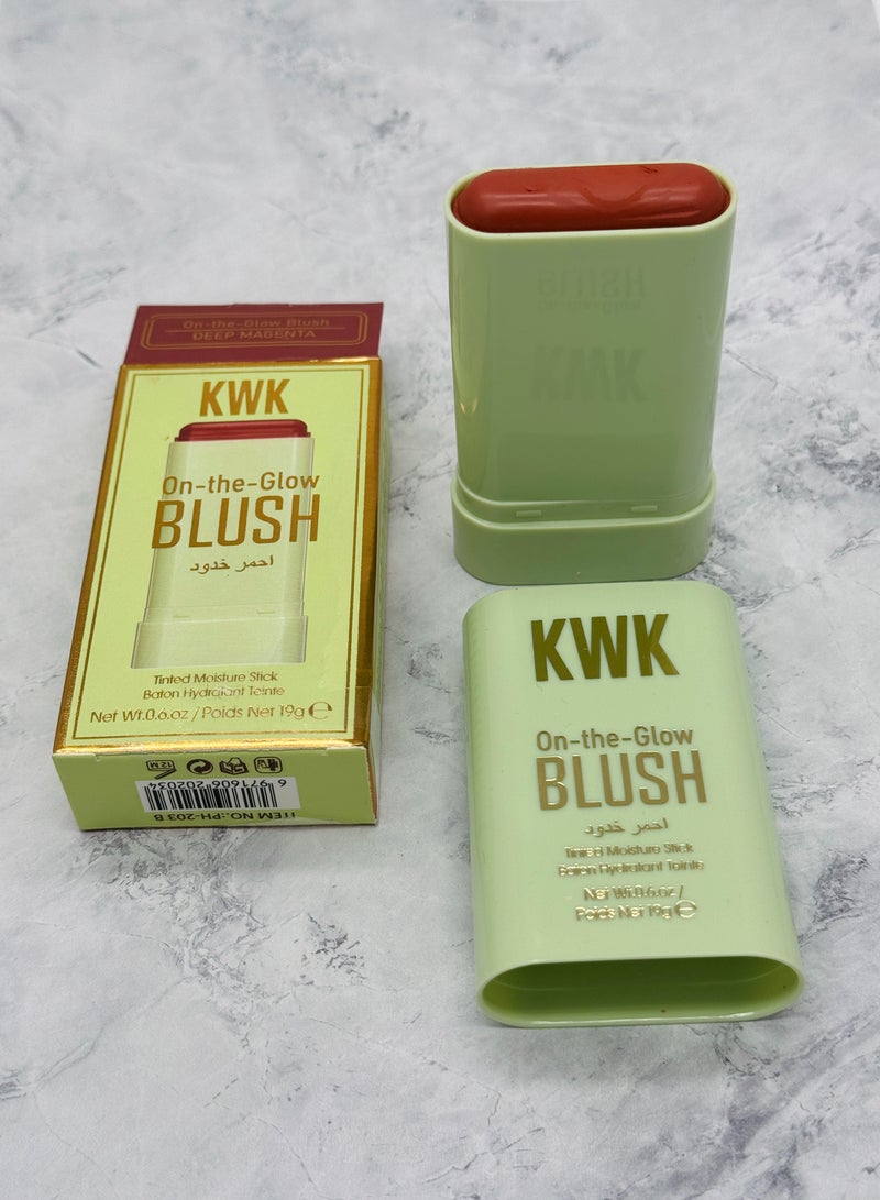 kwk On The Glow Blush Deep Magenta 19g - Image 1