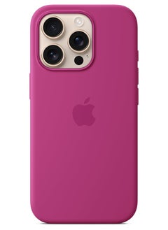 Silicone Apple MagSafe 16 Pro Silicone Case with MagSafe – Fuchsia  - Image 1
