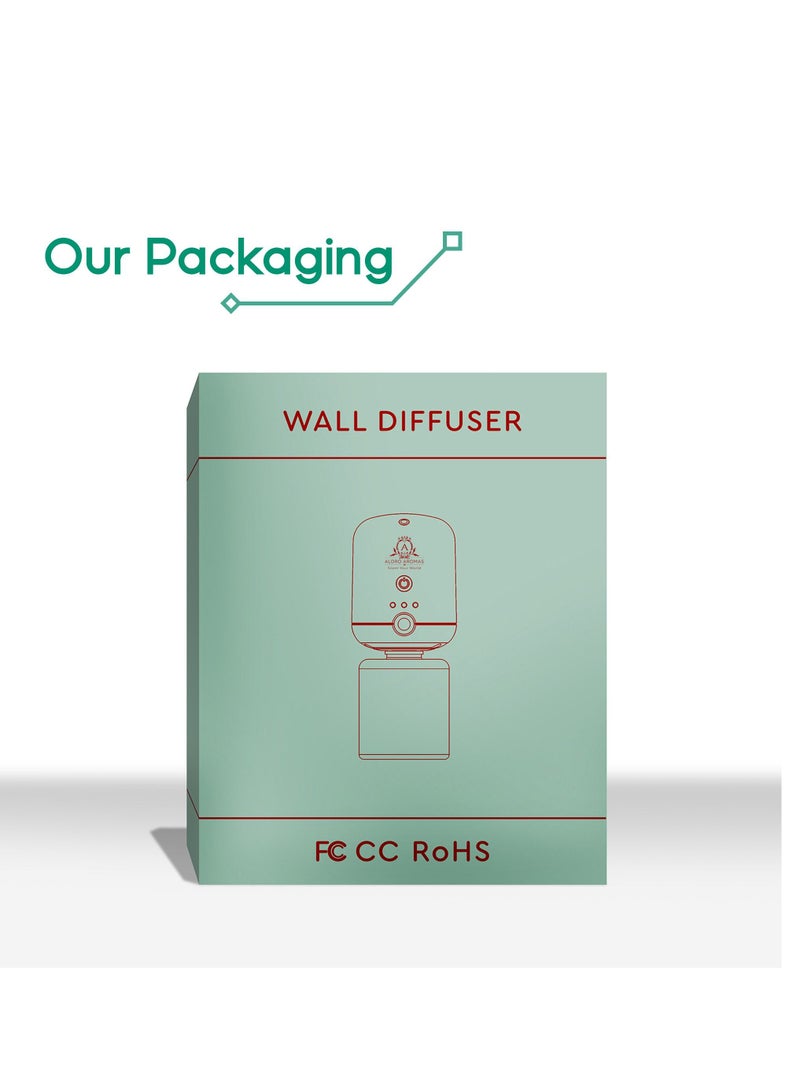 ALDROFARM Aldro Aromas Wall Plug-In Aroma Diffuser Air Humidifiers & Aromatherapy Diffuser, Eliminates Bad Odour Ideal For Home,Office or Yoga Spaces - Image 2